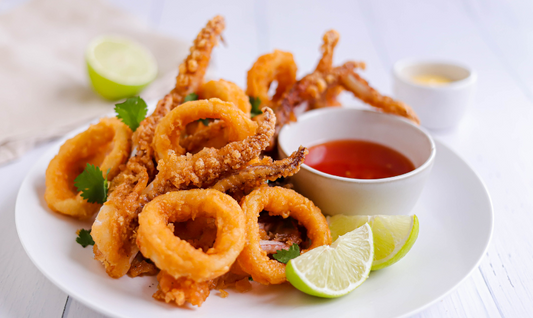 Crispy Squid Rings & Tentacles & Chips